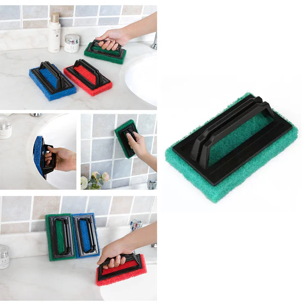 Multipurpose Handle Scrubber Brush for Kitchen Bathroom