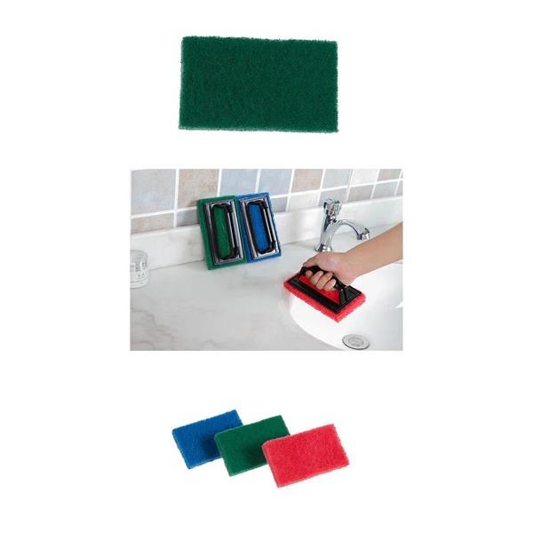 Multipurpose Handle Scrubber Brush for Kitchen Bathroom