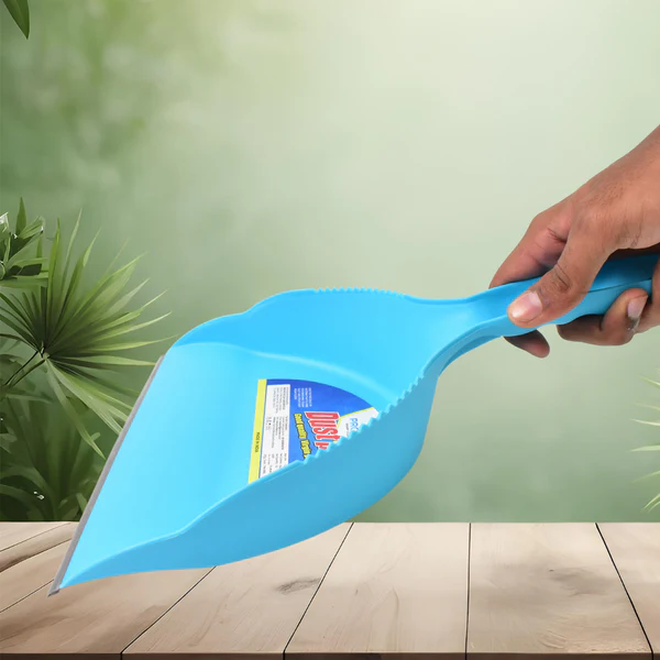 Heavy Plastic Dustpan with Handle for Cleaning