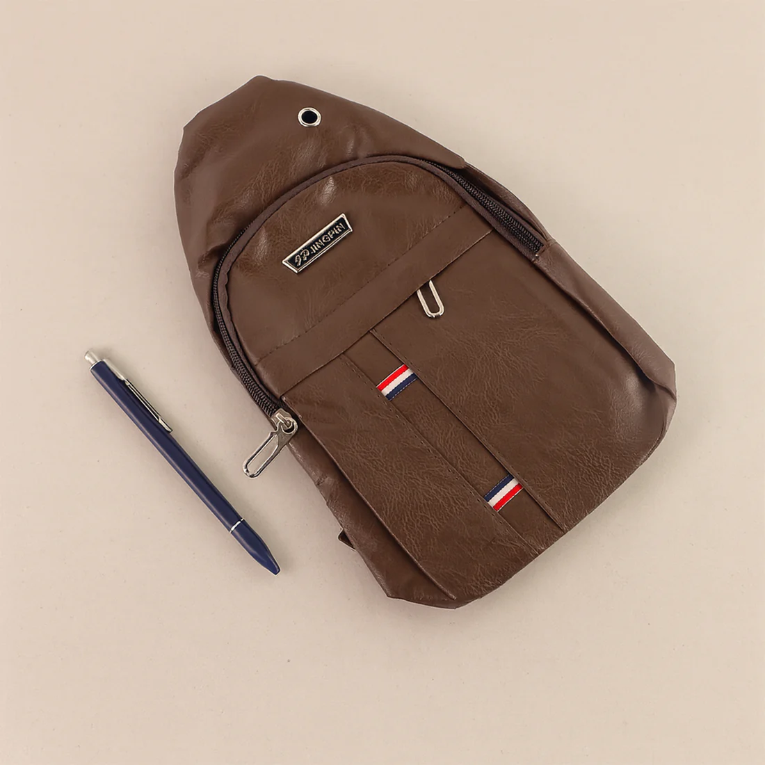 Waterproof Anti Theft Cross-body fanny pack waist bag, Shoulder Bags Chest Men Casual fashion USB Charging earphone hook Sling Travel Bag (1 Pc)