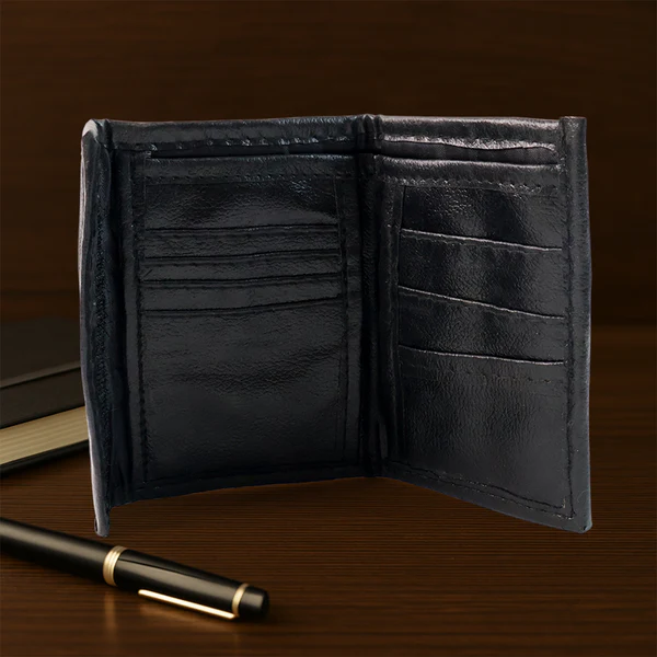 Premium Genuine Bi-Fold Wallet (1 Pc)