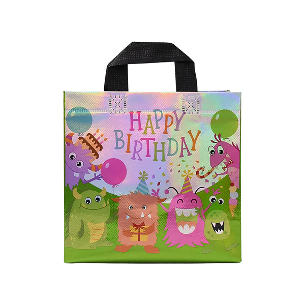Birthday Gift Bag, Reusable Party Gift Bags (1 Pc / Mix Design)