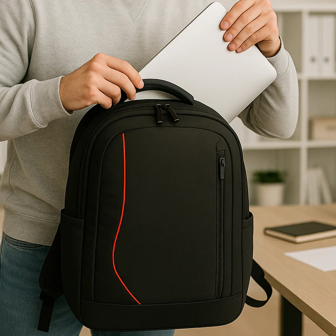 Waterproof Laptop Shoulder Bag for Men & Women