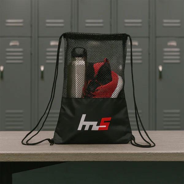 Mesh Drawstring Gym Sack – Breathable Sports Backpack (1 Pc)