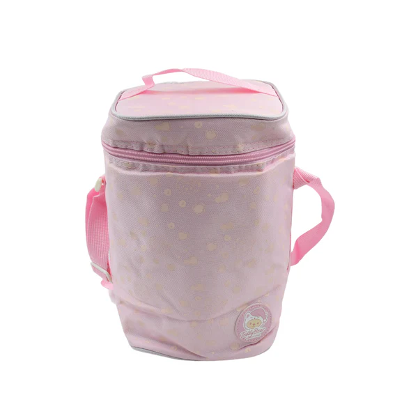 Cute Animal Zip Lunch Bag with Adjustable Strap – Reusable & Durable (1 Pc)