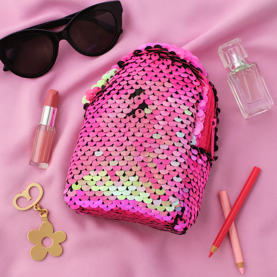 Mini Sequin Backpack Pouch - (1 Pc)
