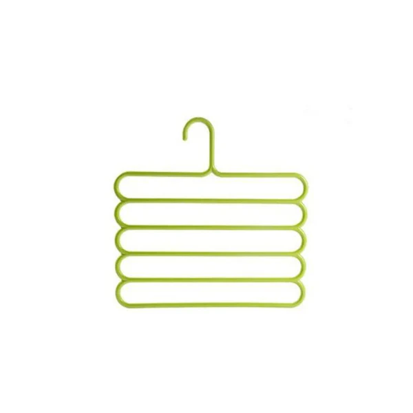 5 in 1 Multipurpose Plastic Clothes Hanger 5 Layer