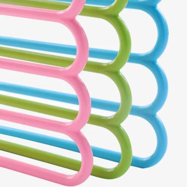 5 in 1 Multipurpose Plastic Clothes Hanger 5 Layer
