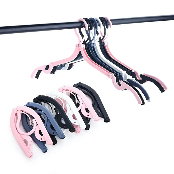 Portable Folding Travel Clothes Hanger Compact Design