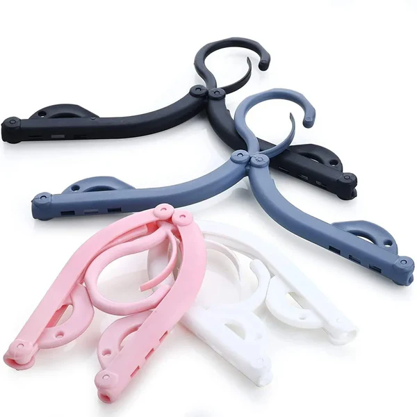 Portable Folding Travel Clothes Hanger Compact Design