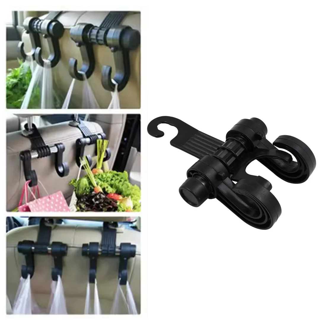 Car Back Seat Hidden Headrest Hook Vehicle Hanger