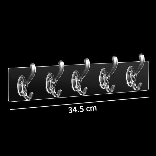 Adhesive Transparent Heavy Duty Wall Hook