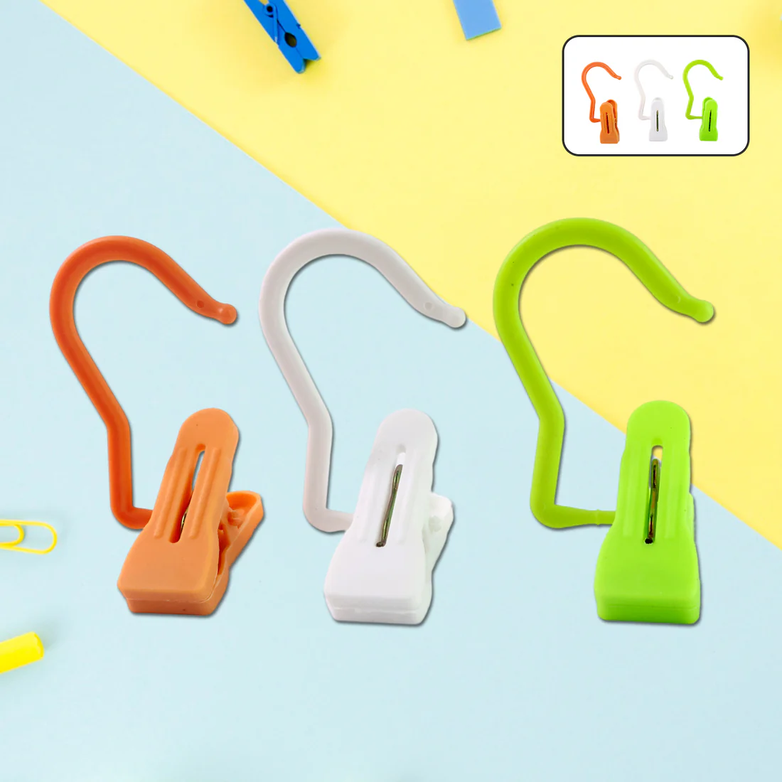 Multipurpose Hanging Hook Clip Self Adhe...