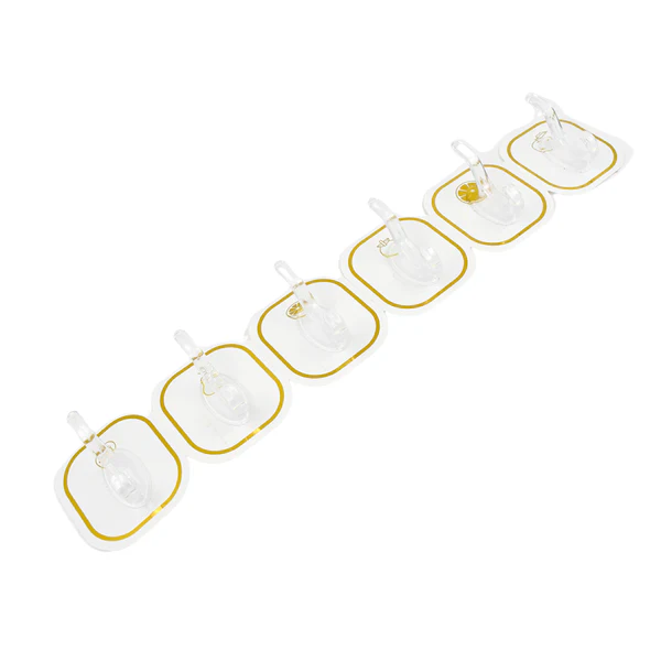 Transparent Adhesive Wall Hooks Set of 6