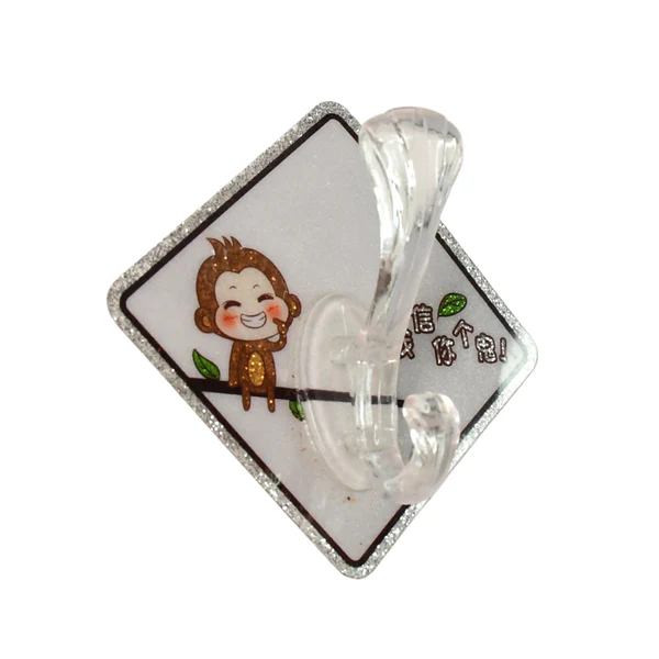 Cute Cartoon Transparent Self Adhesive Wall Hook