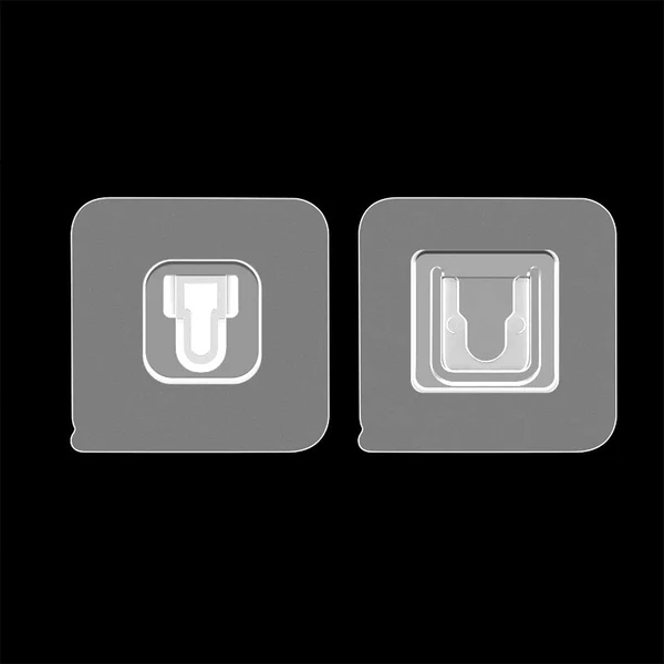 Magic Adhesive Plastic Wall Hooks Heavy Duty Pack of 20