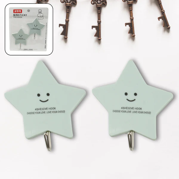 Multipurpose Strong Self Adhesive Wall Hooks for Home Use