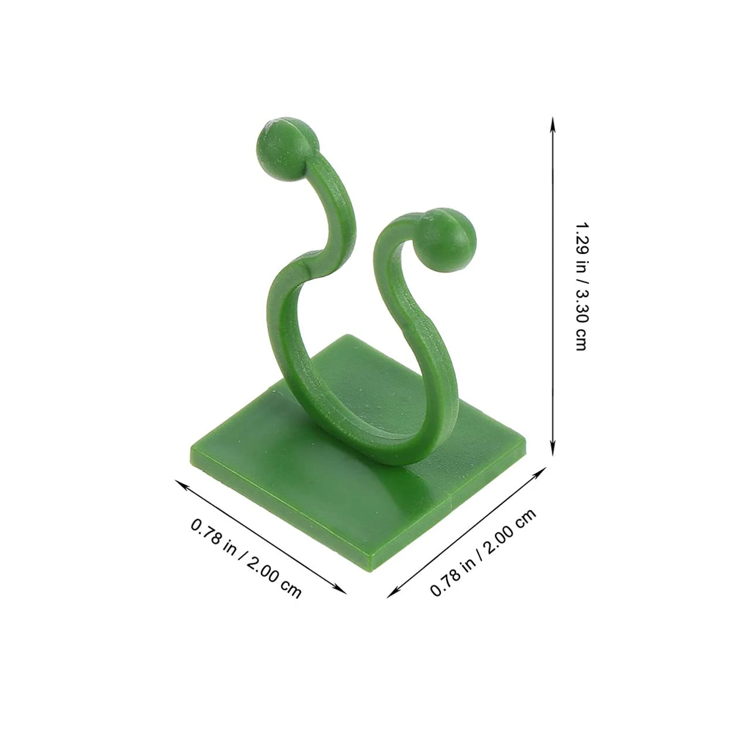 Plant Climbing Wall Fixture Clip Self Adhesive Hook Set 200 Pcs