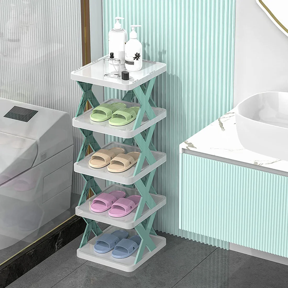 5-Layer Shoe Rack for Small Spaces & Easy Storage