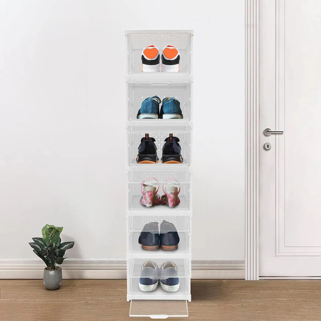 6-Layer Stackable Foldable Storage Organ...