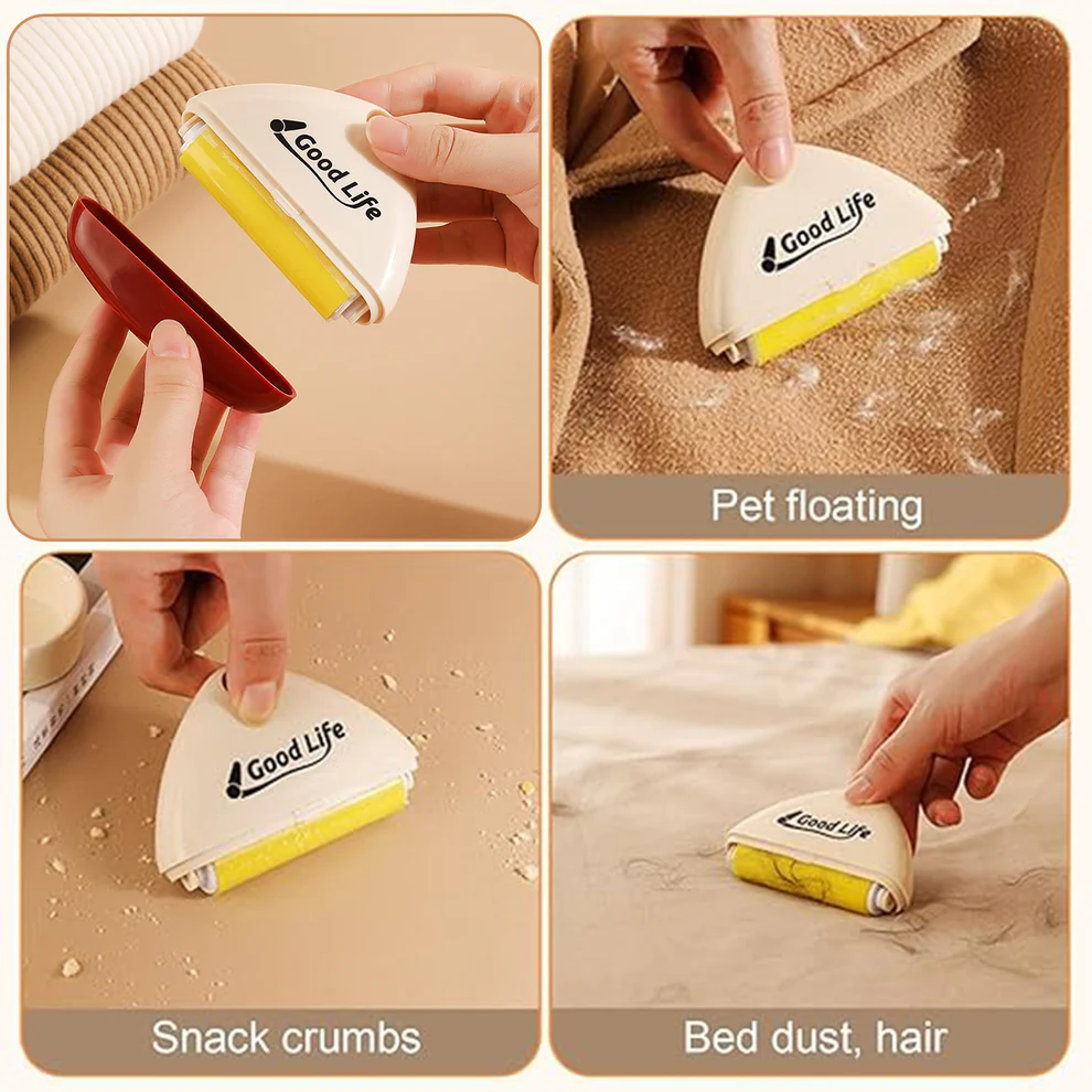 Reusable Small Lint Roller for Pet Hair and Clothes