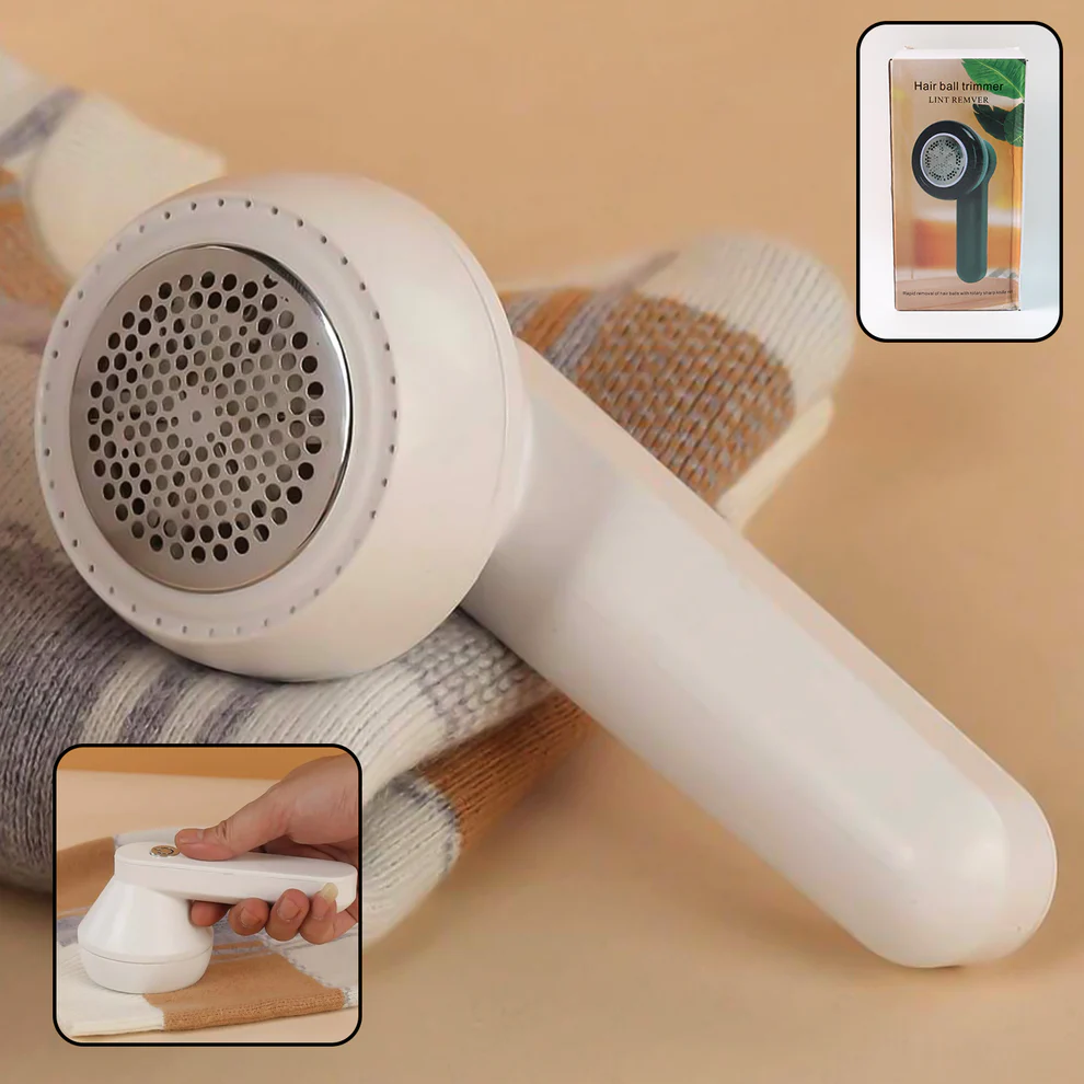 Portable USB Lint Remover for Clothes and Fabric Cleaning