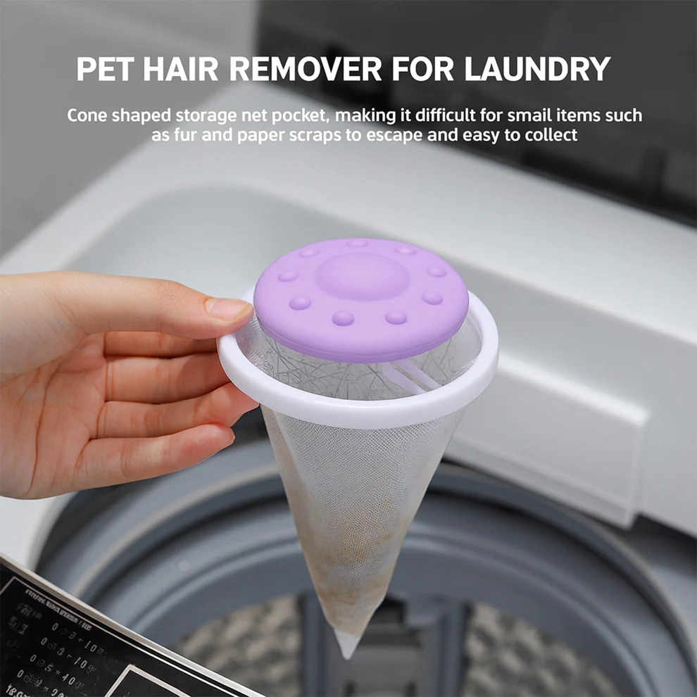 Floating Washing Machine Lint Mesh Filter Bag for Laundry