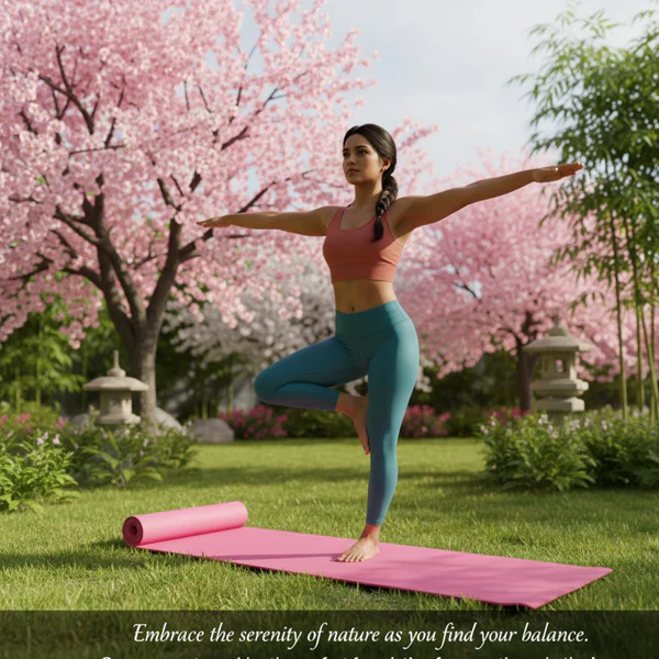 Eco Friendly Non Slip Yoga Mat for Gym and Home Exercise