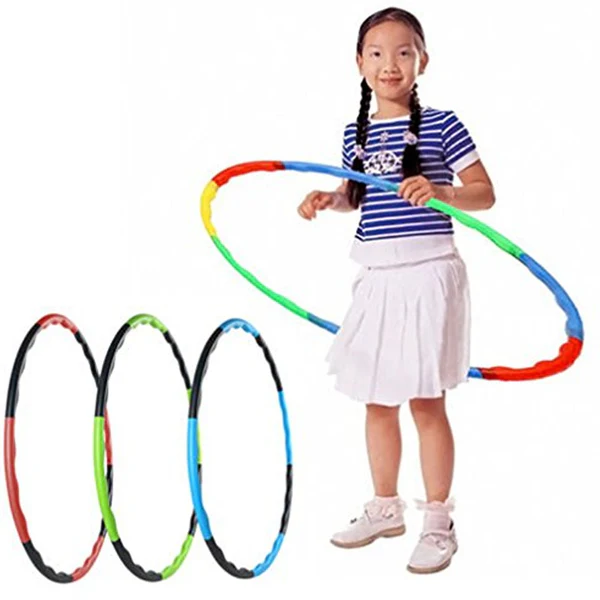 Interlocking Hula Hoop Fitness Ring Set for Kids and Adults