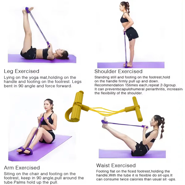 Extra Strong Pull Rope Resistance Band for Full Body Workout