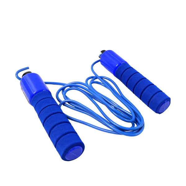 Adjustable Skipping Rope with Digital Counter and Foam Handles