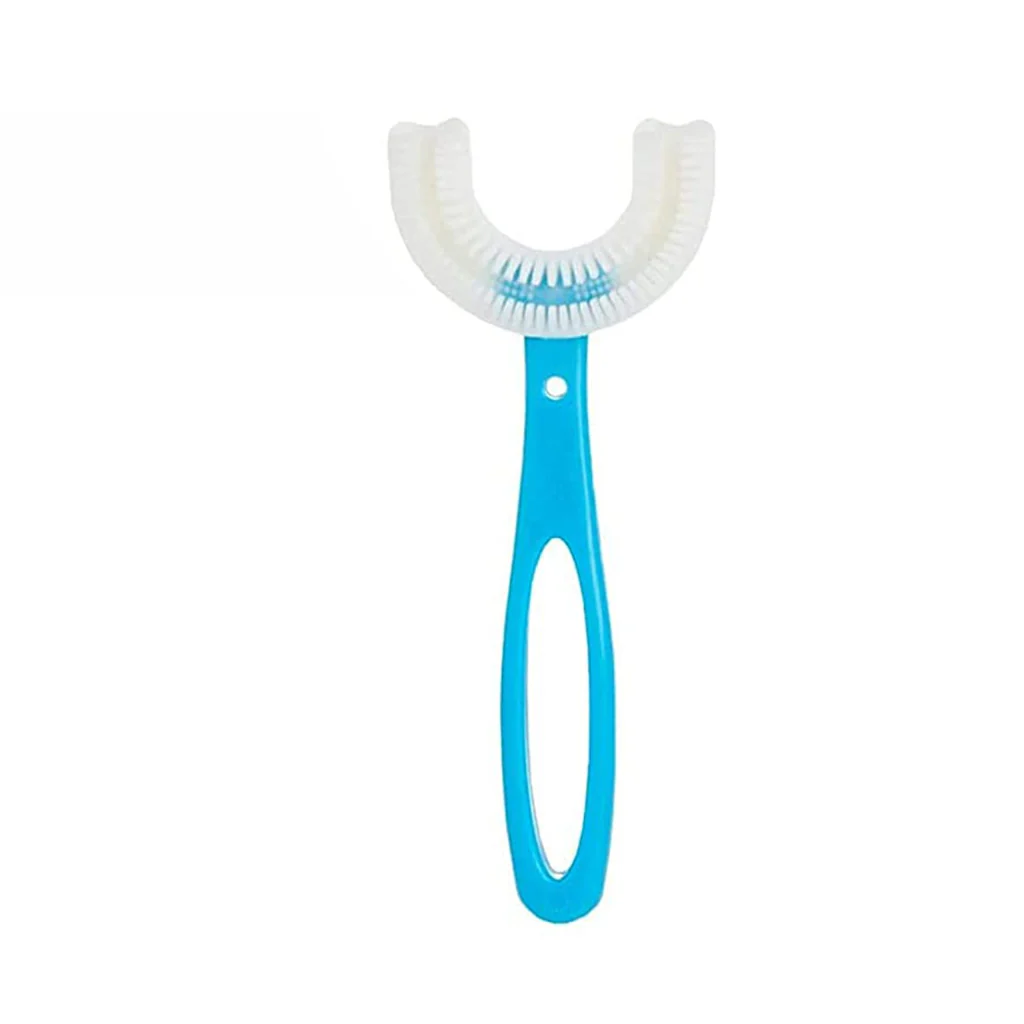 U Shape Silicone Toothbrush for Kids Age...