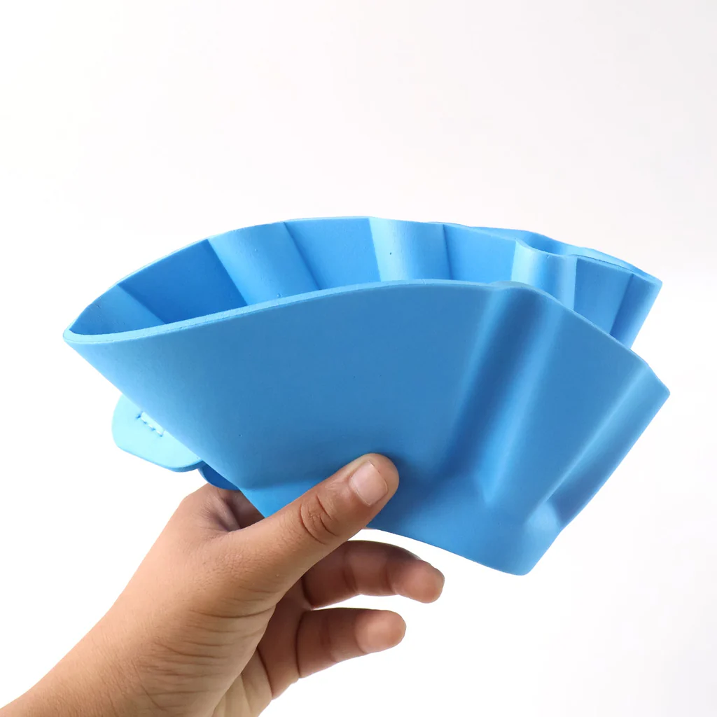 Lightweight adjustable baby shower cap for stress free bath time