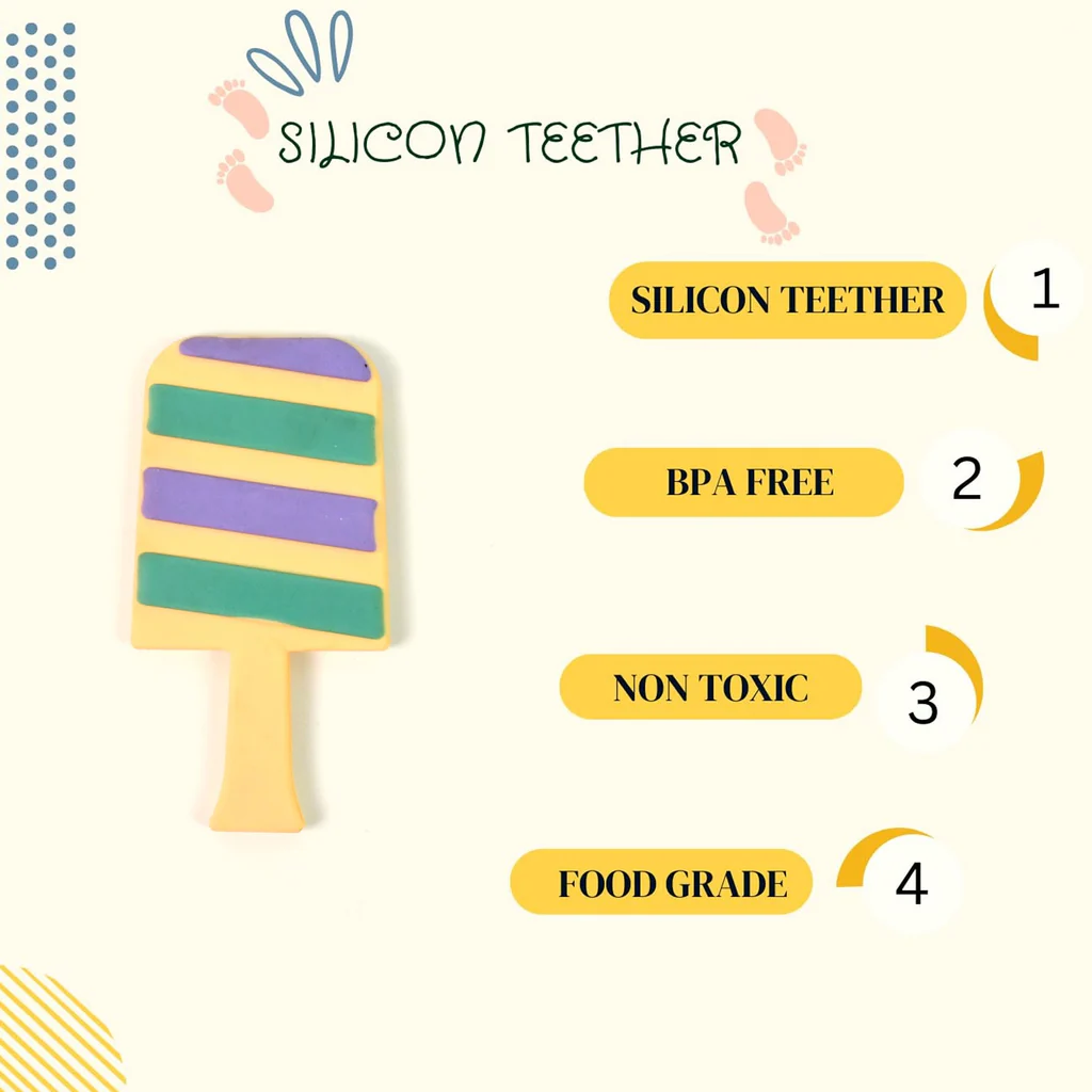 Silicone Candy Shape Baby Teether Soft Chewing Toy