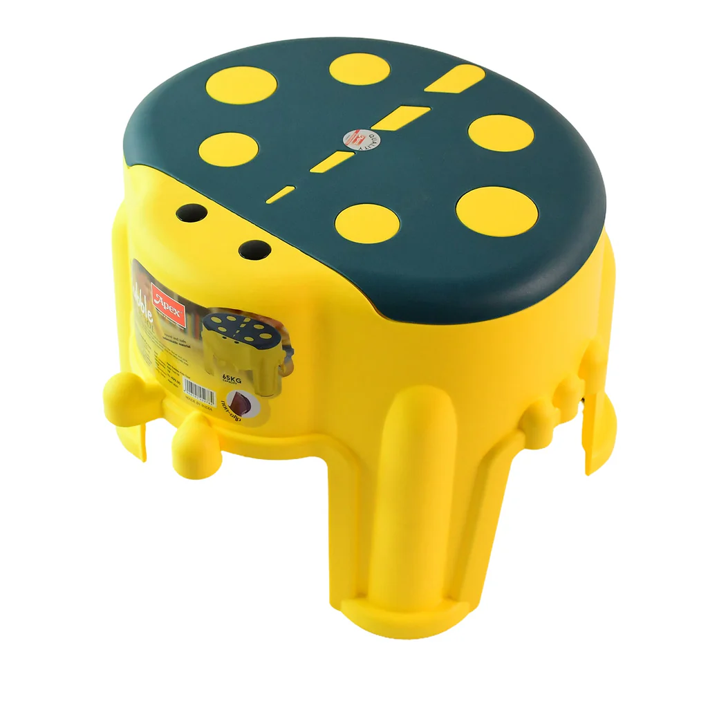 Plastic Kids Step Stool Durable Bubble Design Stool