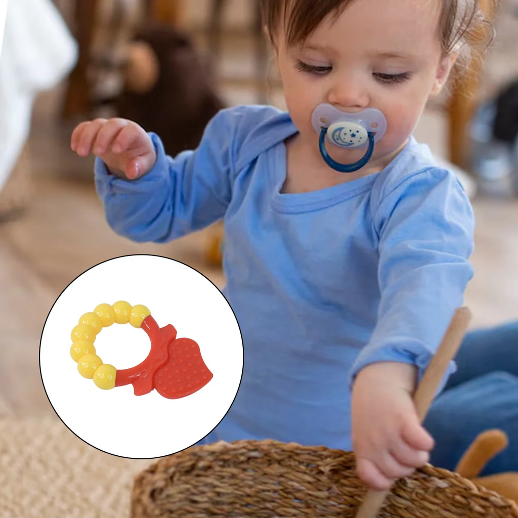 Silicone Baby Teething Toy Safe Soft Chew Design