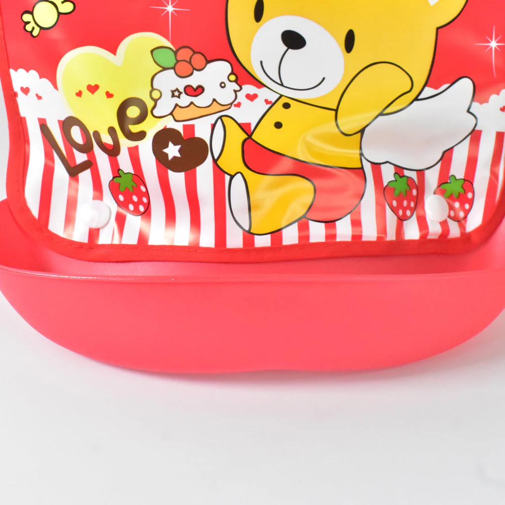 Waterproof BPA Free Reusable Soft Baby Feeding Bib