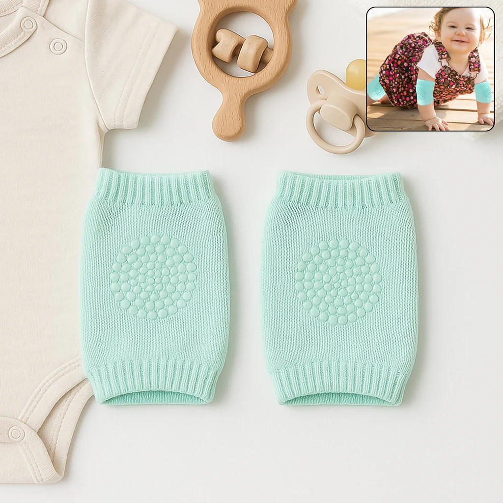 Mint Green Toddler Wool Knit Leg Warmer...