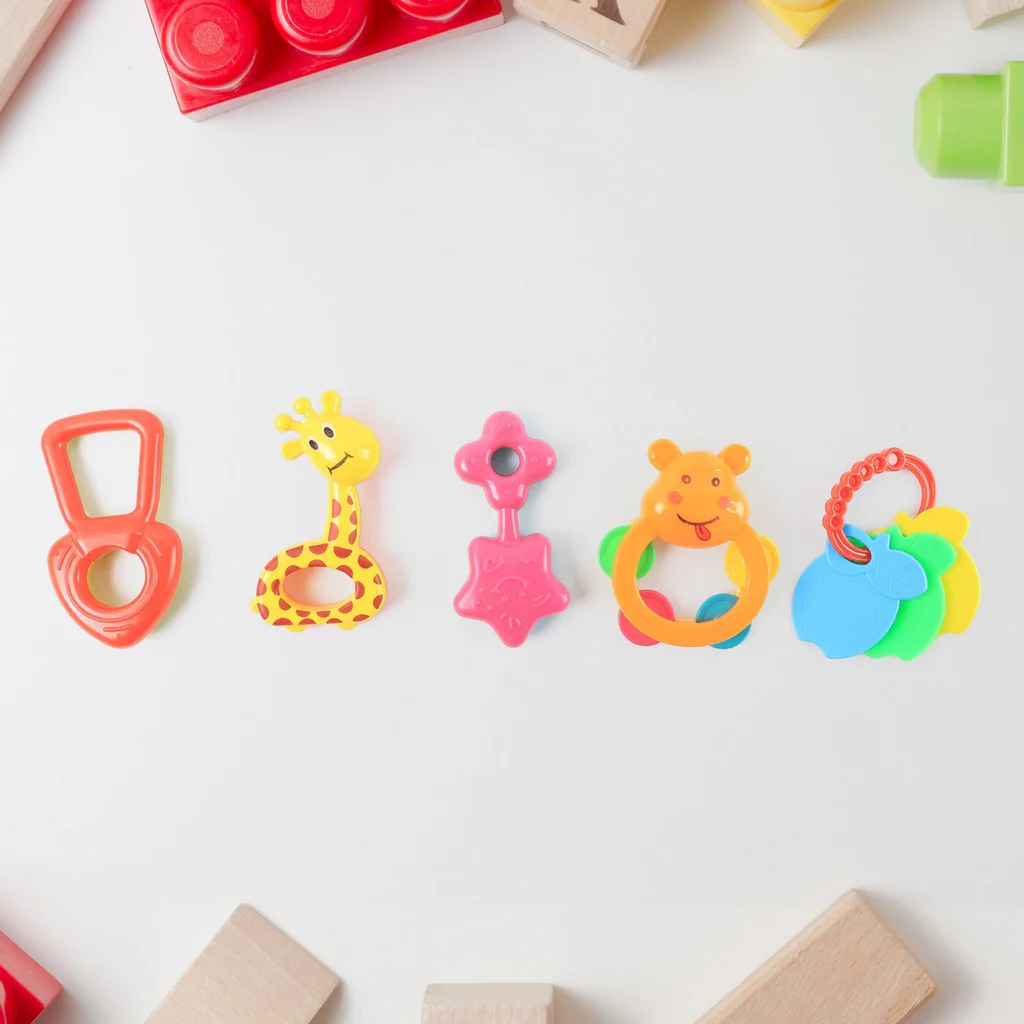 Colorful Baby Rattle Toys Set for Early Learning
