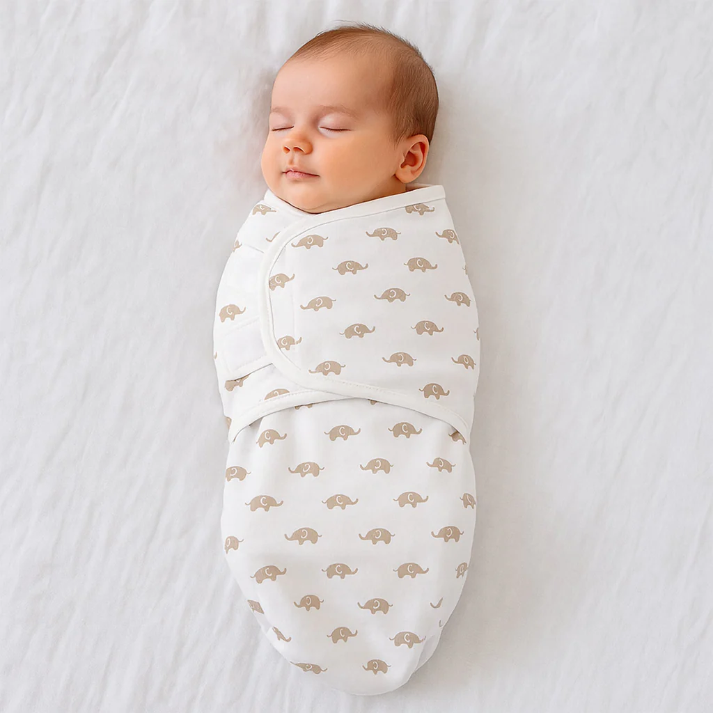 Soft Cotton Baby Swaddle Wrap for Newborn Comfort