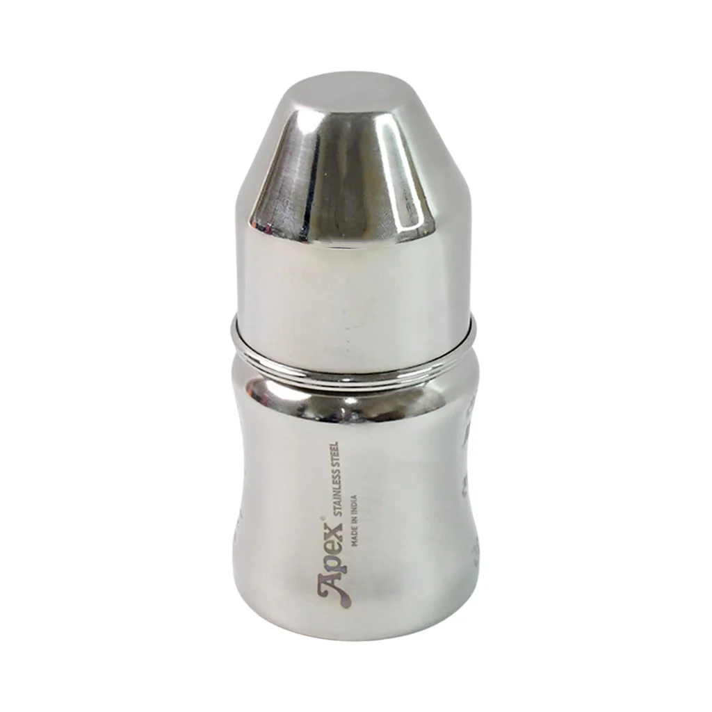 Premium Stainless Steel Baby Feeding Bottle 125 ML