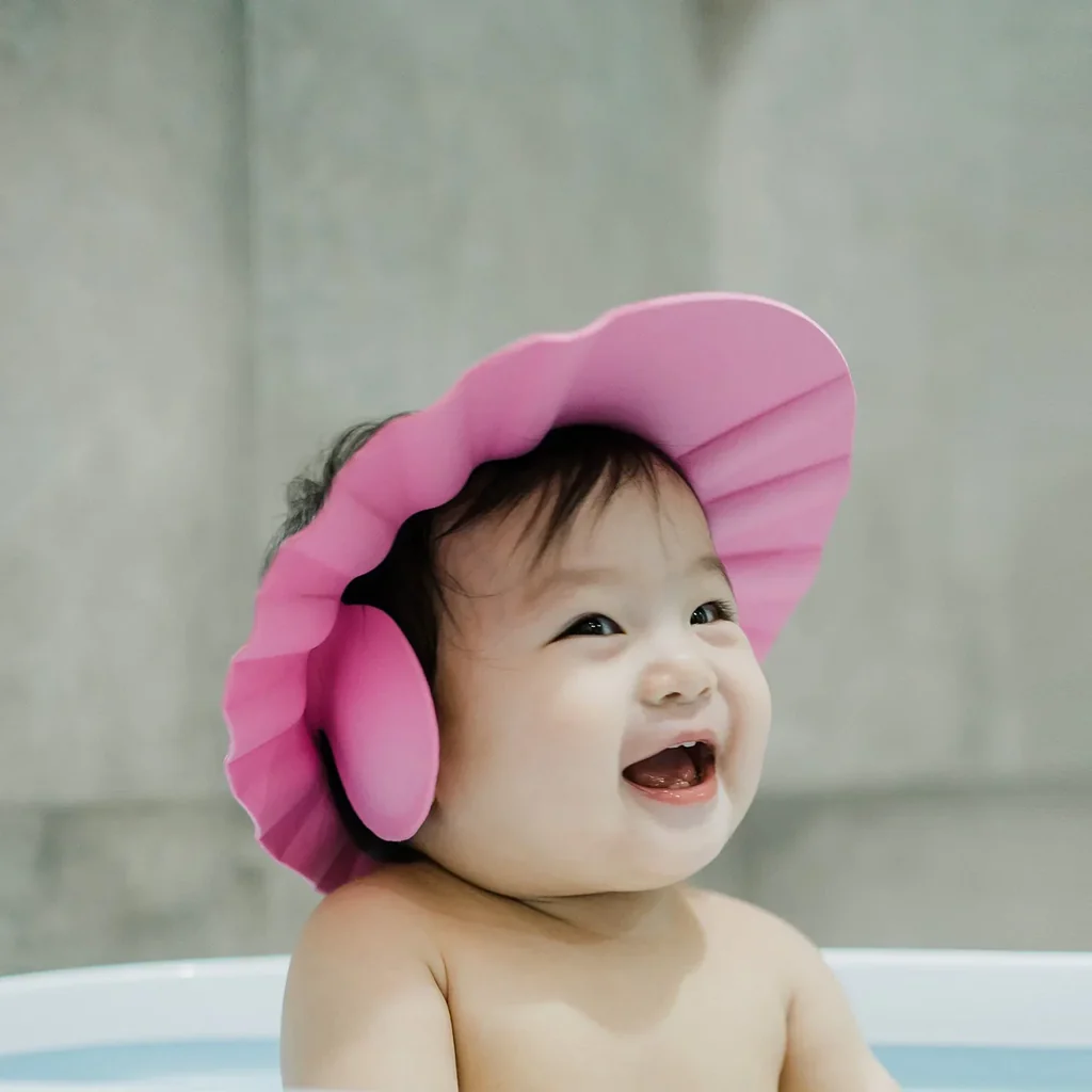 Soft Baby Shower Cap Splash Proof Eye and Ear Protection