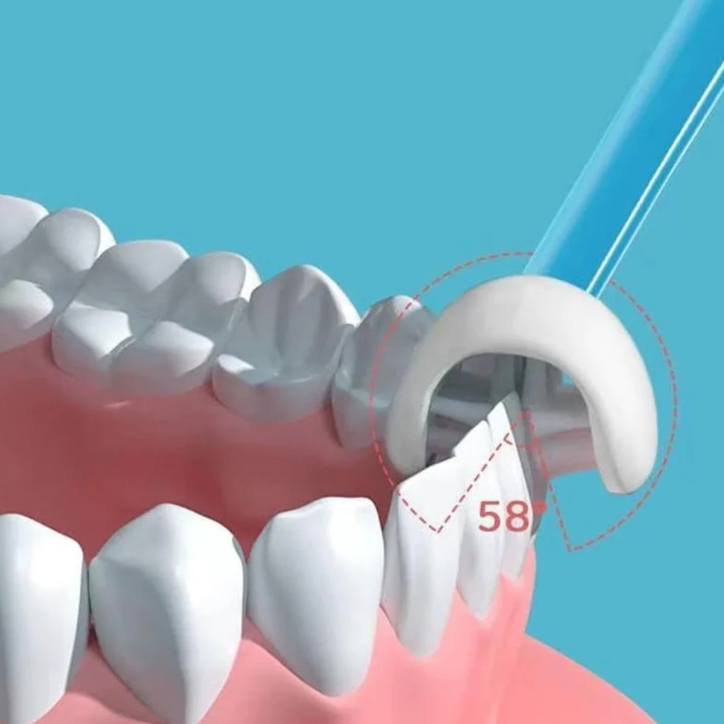 3 Sided Silicone Training Toothbrush for Kids Ages 2 to 12