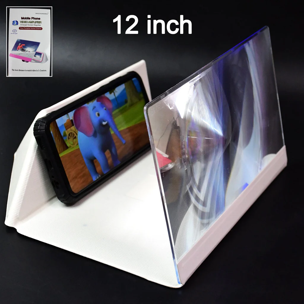 3D HD Mobile Phone Screen Magnifier 12 Inch