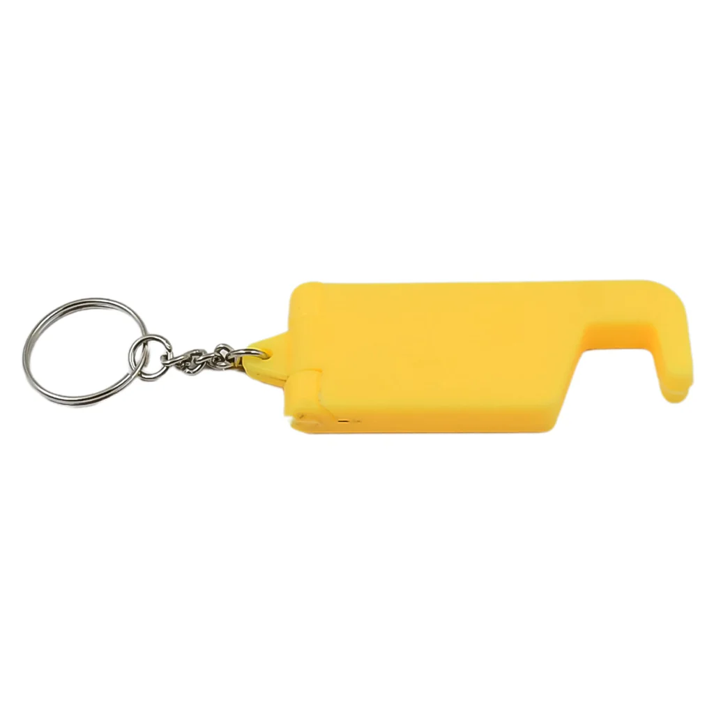 2 in 1 Plastic Keychain Mobile Stand Holder