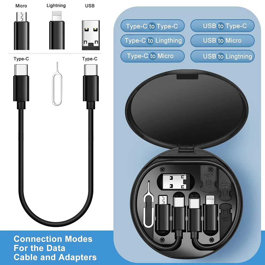 5 in 1 Universal Charging Kit Cable for All Devices