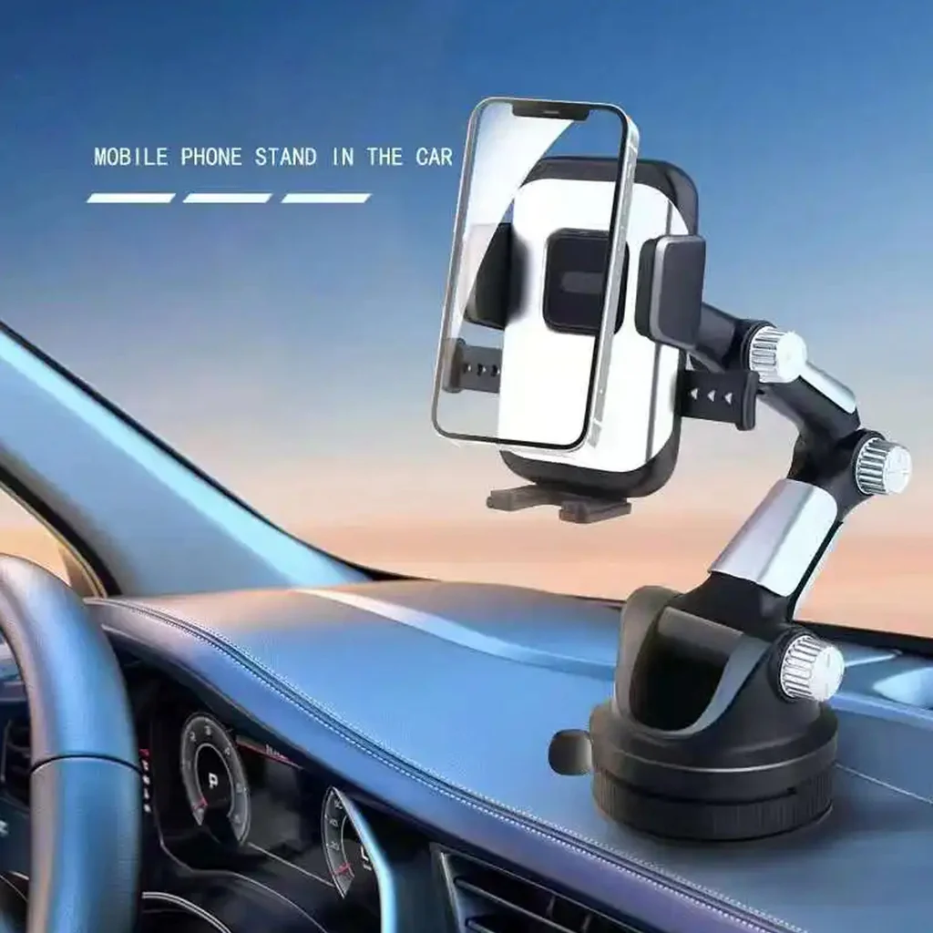 Adjustable Long Arm Suction Cup Car Phone Holder