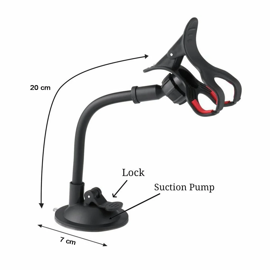 Flexible Mobile Stand with 360 Degree Multi Angle Adjustment