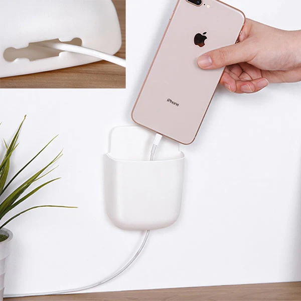 Wall Mounted Storage Case with Mobile Charging Holder