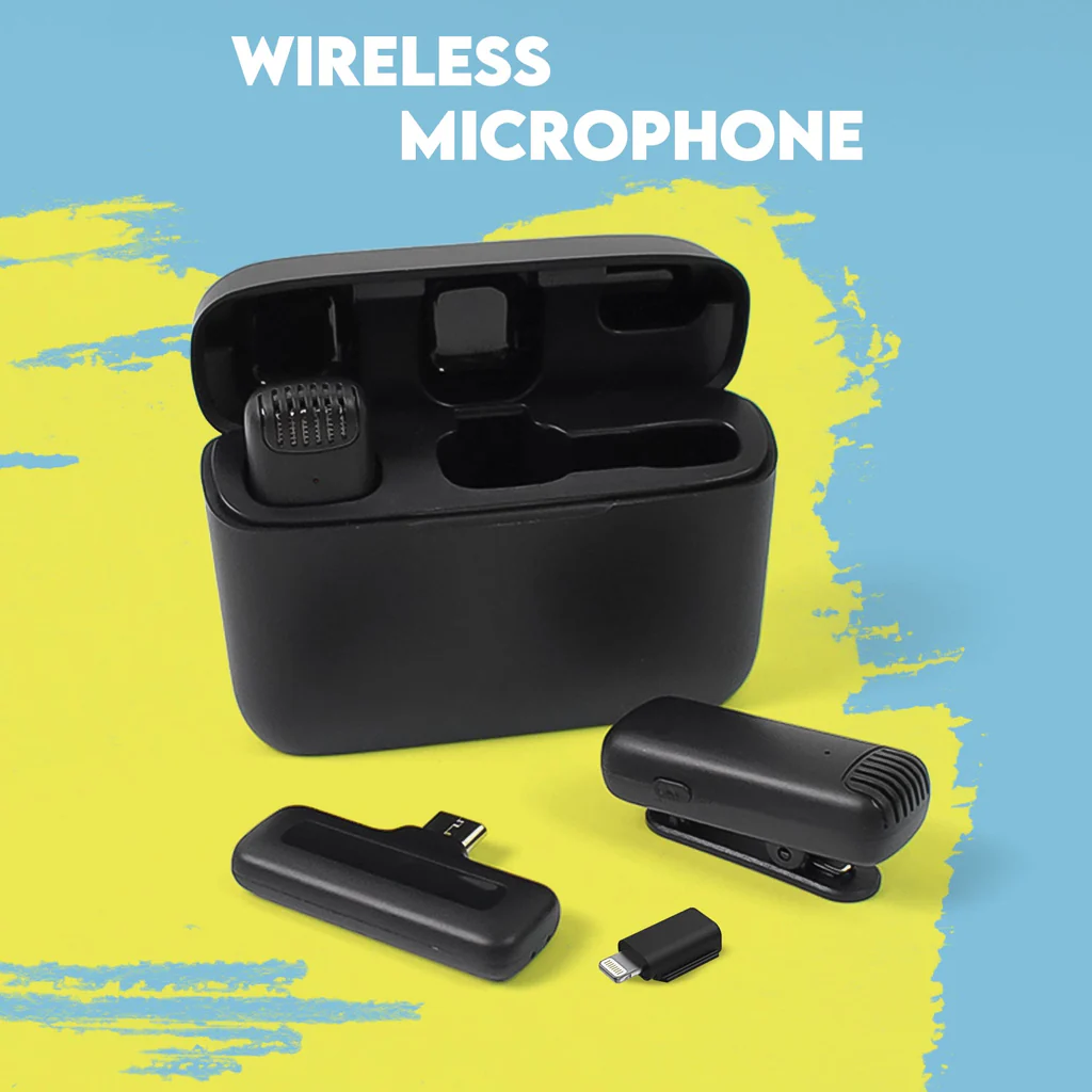 Wireless Collar Microphone for Smartphone Type C Set